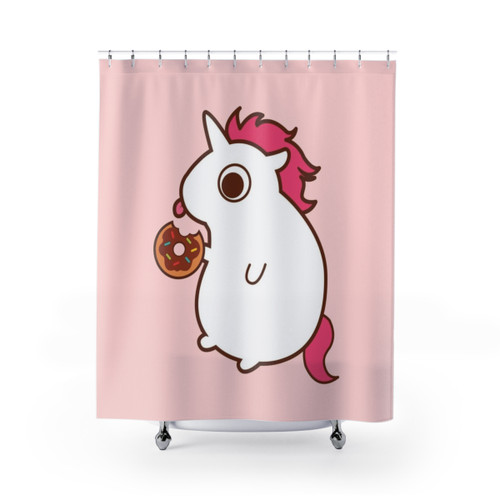 Unicorn Treats and Sweets Shower Curtain