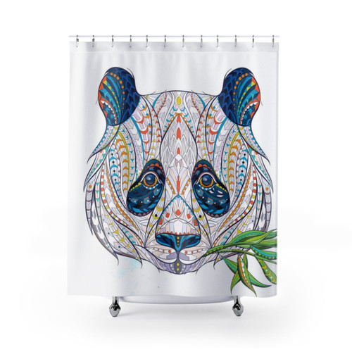 Ethnic Panda Shower Curtains