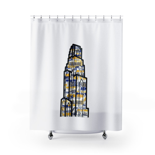 University of Pittsburgh Cathedral Shower Curtains