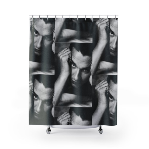 Depeche Mode Dave Gahan Themed Shower Curtain