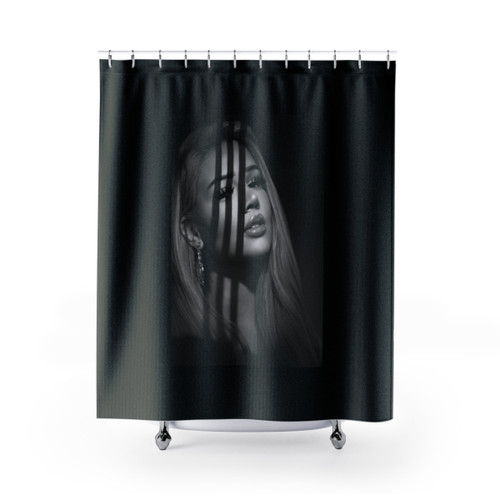 Shirin David Graphic Shower Curtains
