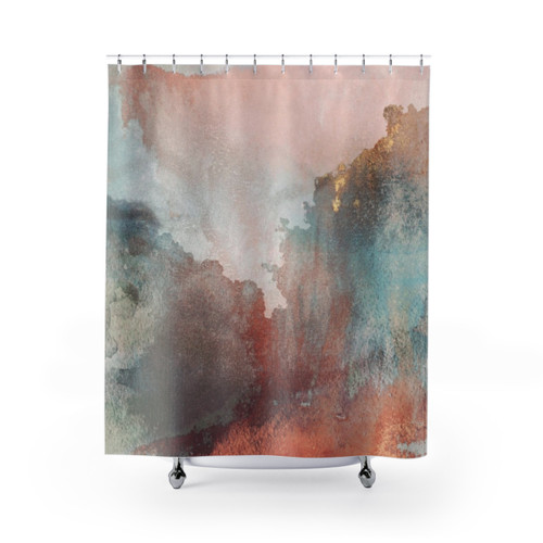 Abstract Cloud Design Shower Curtain