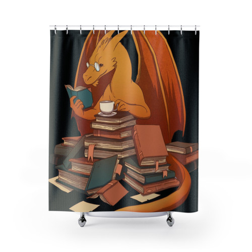 Fantasy shower curtains for bookworms and geeks