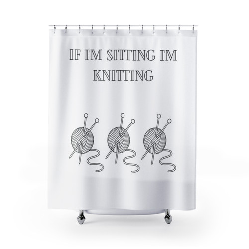 Knitting Shower Curtains for Yarn Lovers