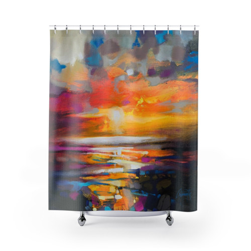 Vivid Light 1 Shower Curtains by Scottish Artist Scott Naismith