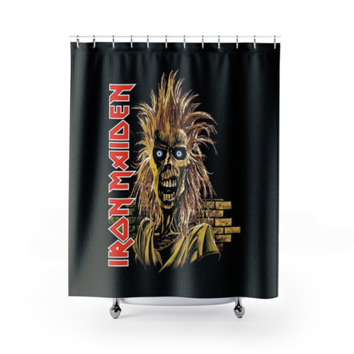 Skeleton & Brick Wall Shower Curtains