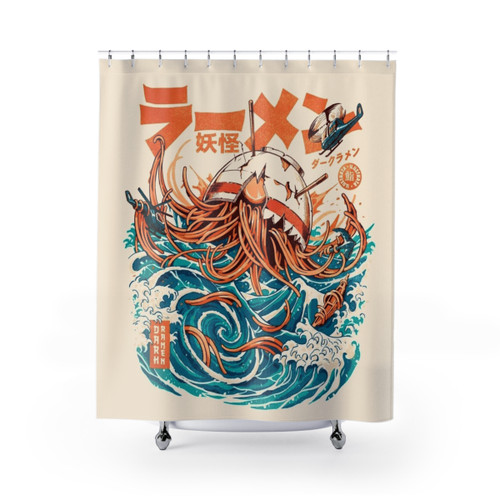 Retro Japanese Ramen Shower Curtain