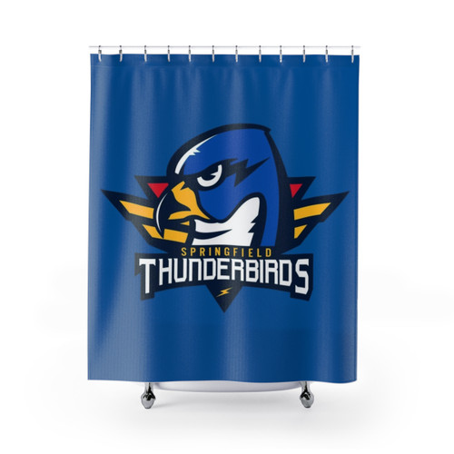 Springfield Thunderbirds Hockey Shower Curtains