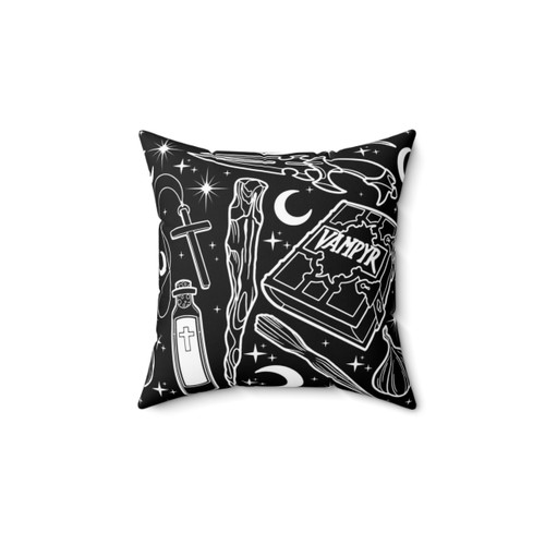 Buffy the Vampire Slayer Weapons Themed Throw Pillow