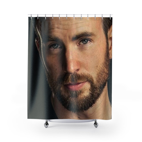 Chris Evans Inspired Shower Curtain