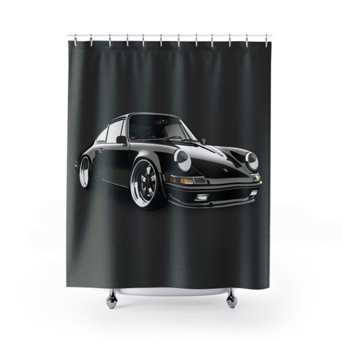 Porsche 911 Shower Curtain