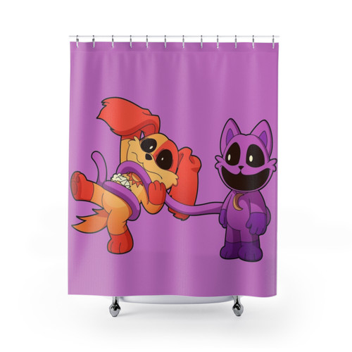 Catnap and Dogday Themed Shower Curtains