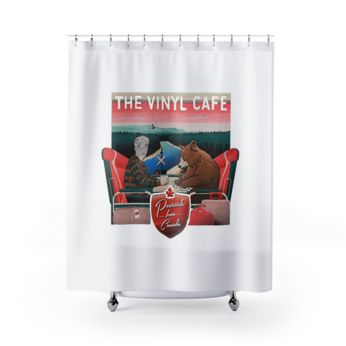 Stuart Mclean Vinyl Cafe Shower Curtains - Canadian Home Decor