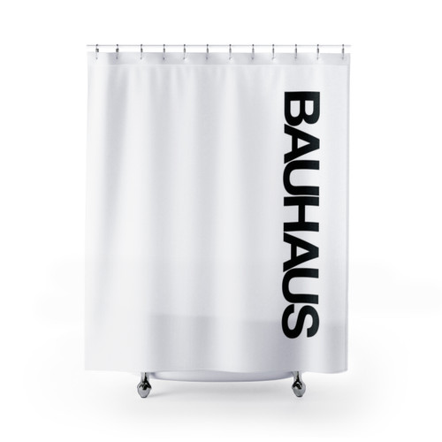 Bauhaus and the Blank Space (W) Shower Curtains
