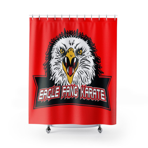 Cobra Kai Eagle Fang Karate Shower Curtains