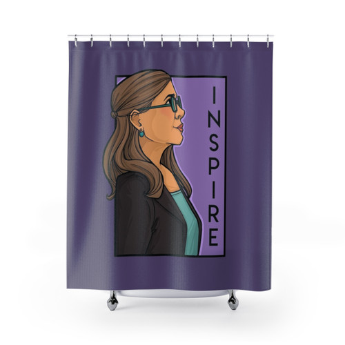 Inspire Shower Curtains - Empowering Designs for Your Bathroom