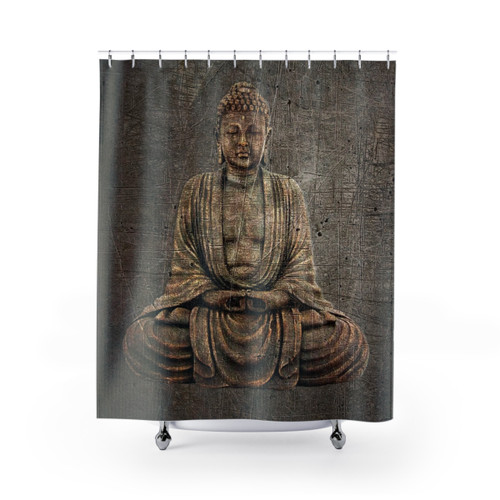 Sitting Buddha Shower Curtains