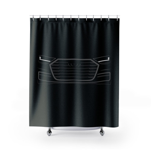Black Audi A8 Shower Curtain