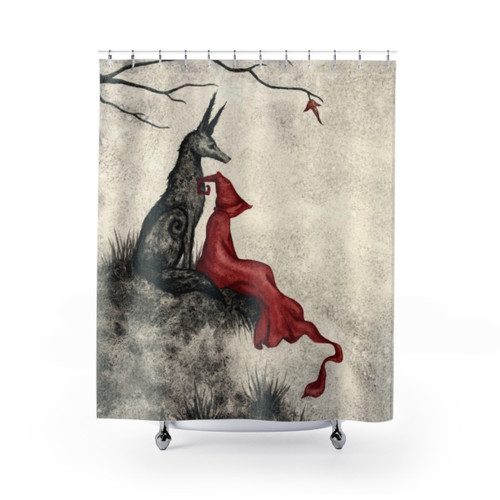 Last Leaf Fantasy Shower Curtain