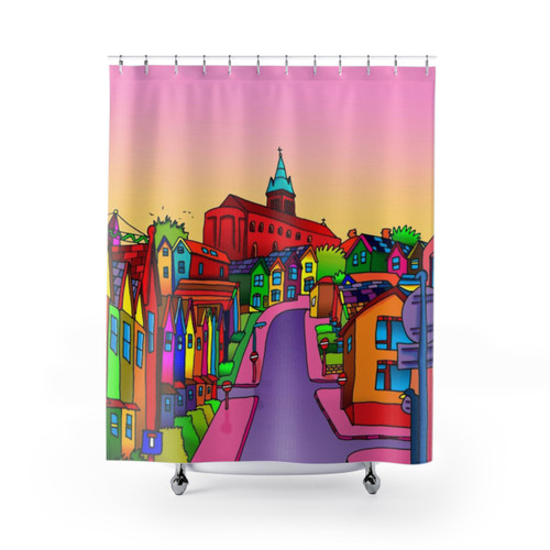 Totterdown Church Bristol Shower Curtains