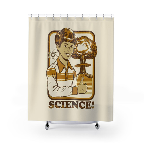 Science Atomic Bomb Shower Curtains