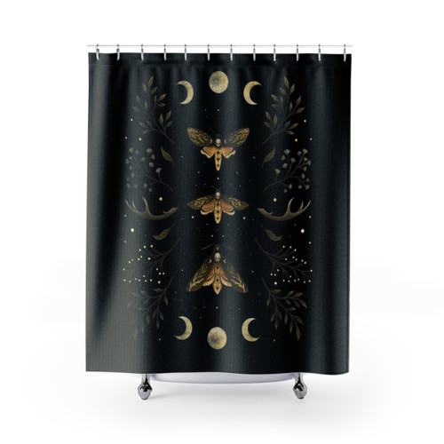 Death's-head Moth Shower Curtain