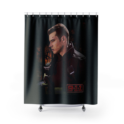 Evan Buckley 911 Shower Curtain