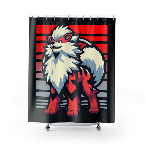 Pokemon Big Dog Shower Curtains