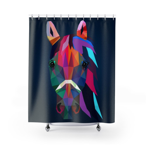 Vibrant Horse Shower Curtain