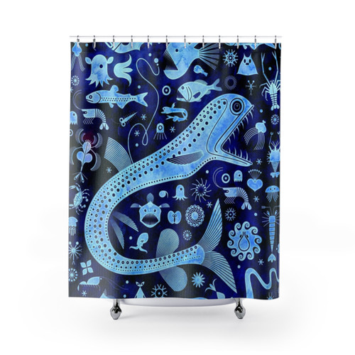 Deep Sea Life Shower Curtains