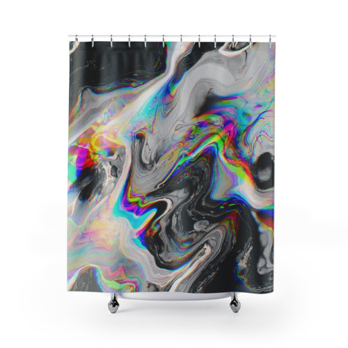 Confusion in Her Eyes Shower Curtains
