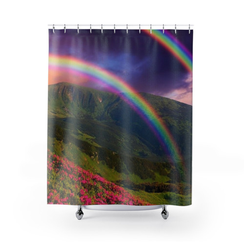 Landscape Shower Curtain - Nature-Inspired Bathroom Decor