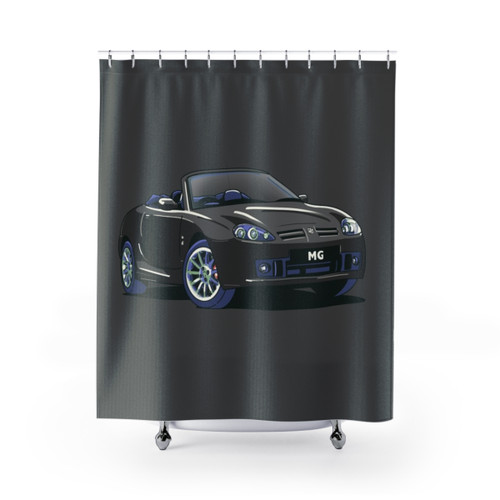MG TF Anthracite Shower Curtains