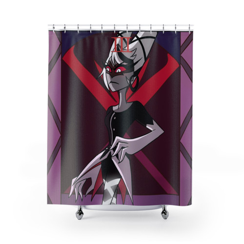 Carmilla Carmine Hazbin Hotel Tarot Empress Shower Curtains
