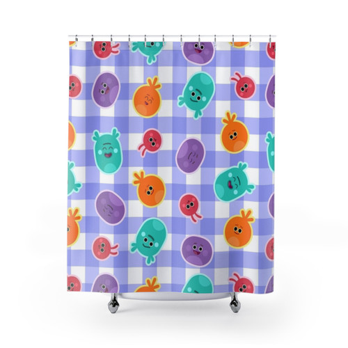 Pattern 01 Shower Curtains by Bumble Nums