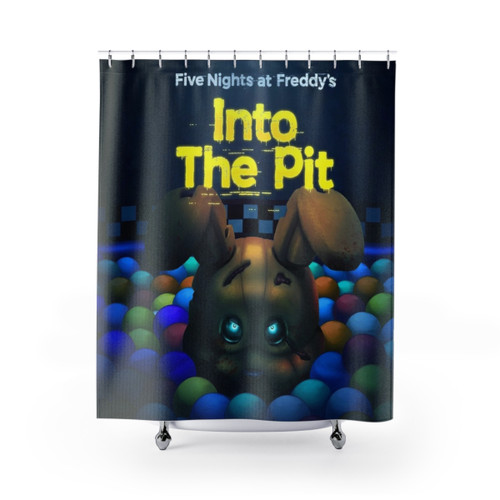 FNAF Into the Pit Themed Shower Curtains