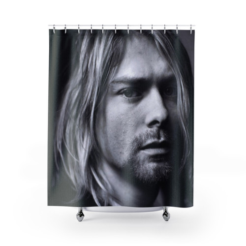 Vintage Nirvana Shower Curtain - Music Poster Design