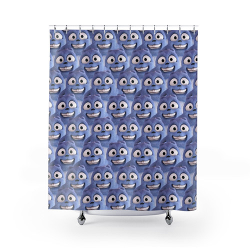 Grizzy and Lemmings Plush Shower Curtains