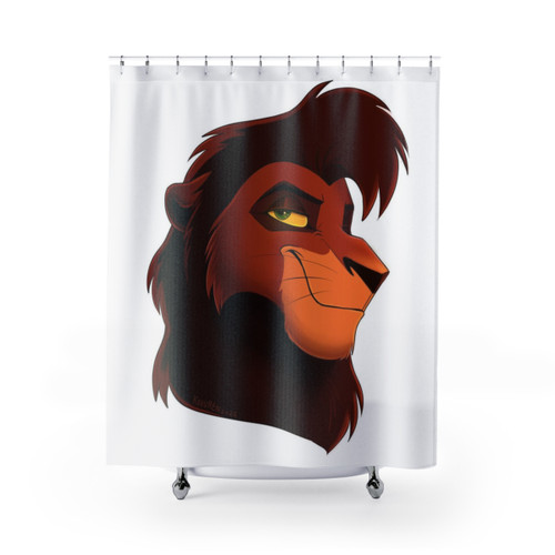 Kovu Lion King Inspired Shower Curtain
