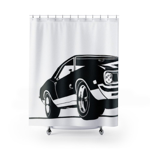 Classic Car Shower Curtains - Vroom with a View