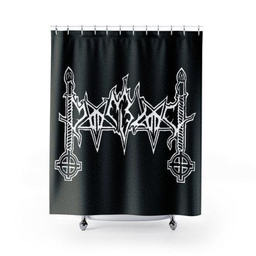 Moonblood Metal Shower Curtains
