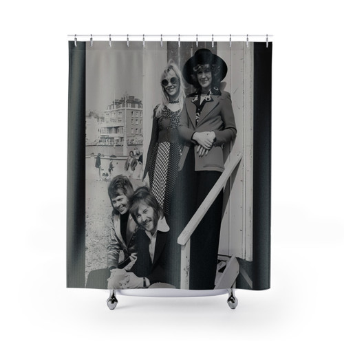 ABBA-Inspired Musical Fusion Shower Curtains