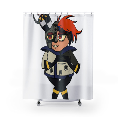 Dr. N-Gin Crash Bandicoot Themed Shower Curtain