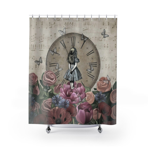 Alice in Wonderland Wonderland Garden Shower Curtains