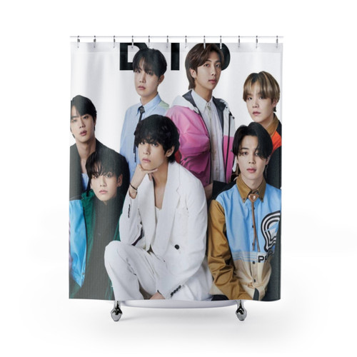 BTS VOGUE Themed Shower Curtains for ARMY Fans