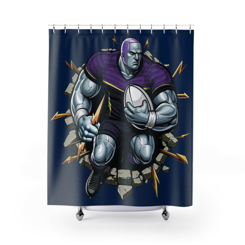 Melbourne Storm Rugby League Shower Curtains