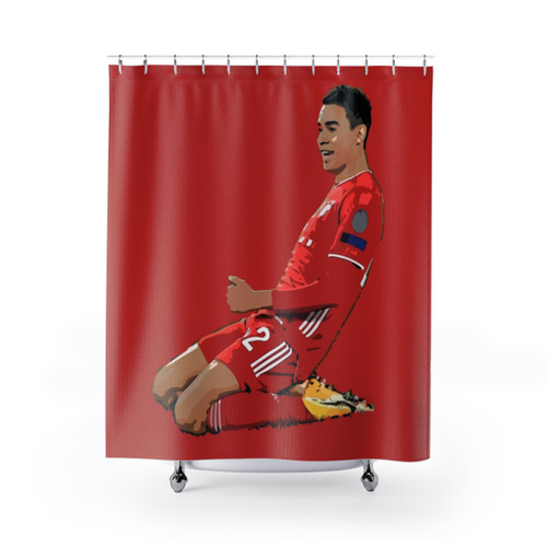 Jamal Musiala Football Shower Curtains