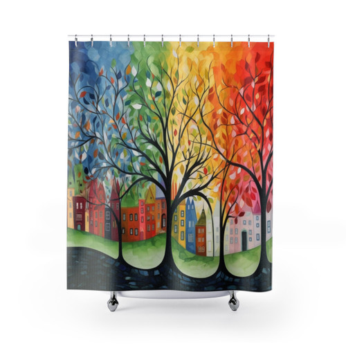 Nasturama Seasons Shower Curtain