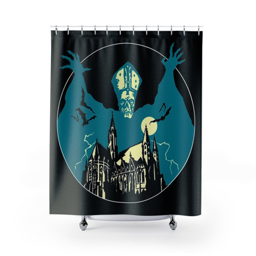 Ghost Opus Vintage Shower Curtains - Metal Music Decor