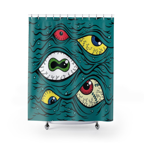 CREEPERS PEEPERS Monster Shower Curtains